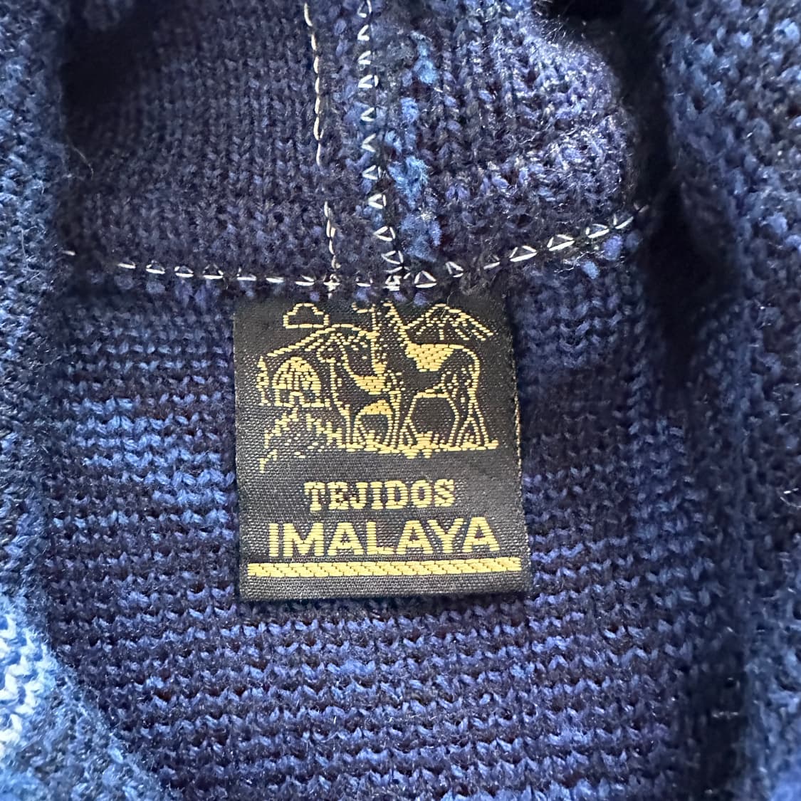 Tejidos 에콰도르 아즈텍 에스닉 네이티브 알파카 울 후드 자켓  상품이미지5