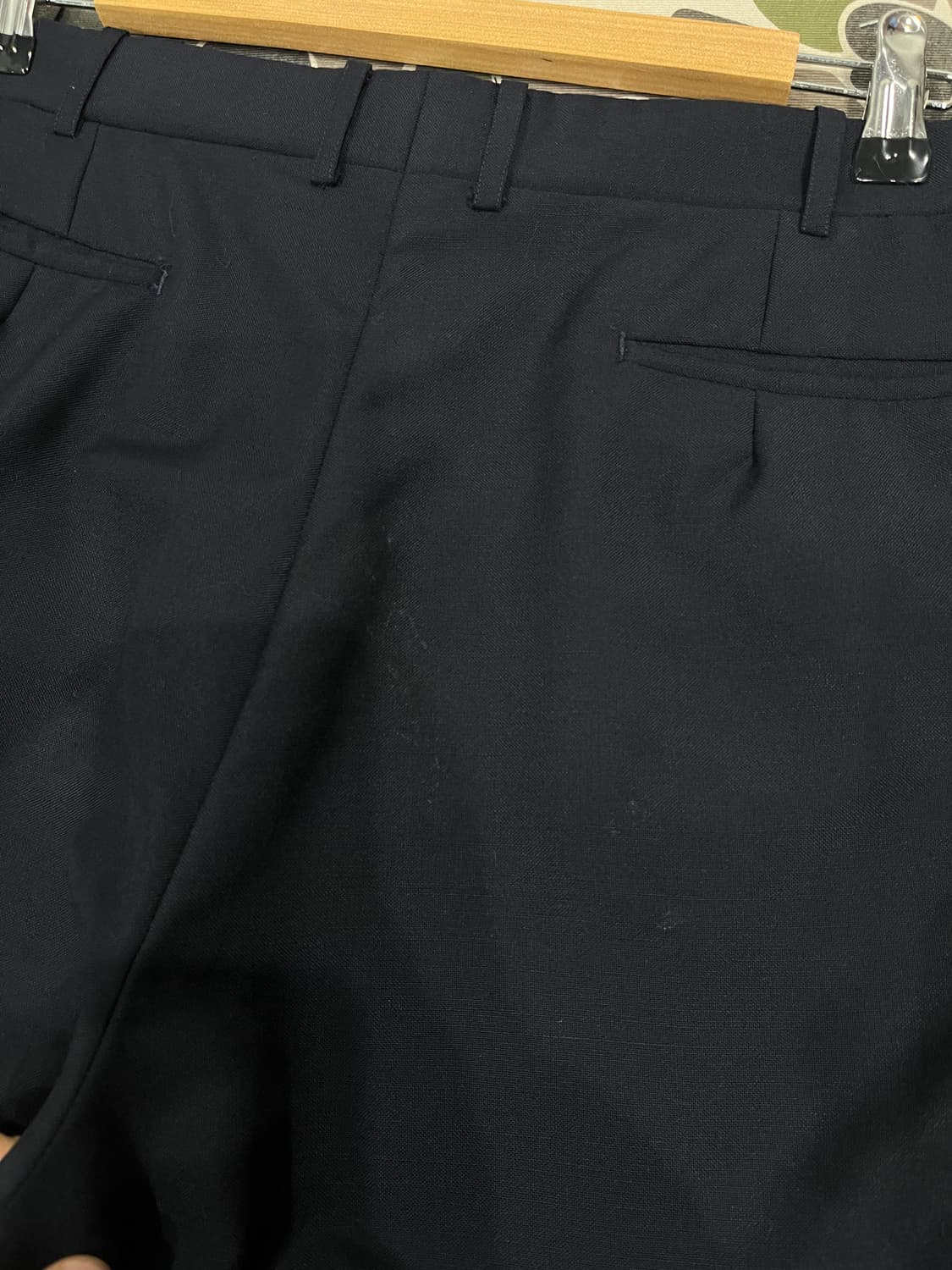 크리스찬 디올 울 모헤어 슬랙스 트라우저 네이비 상품이미지5