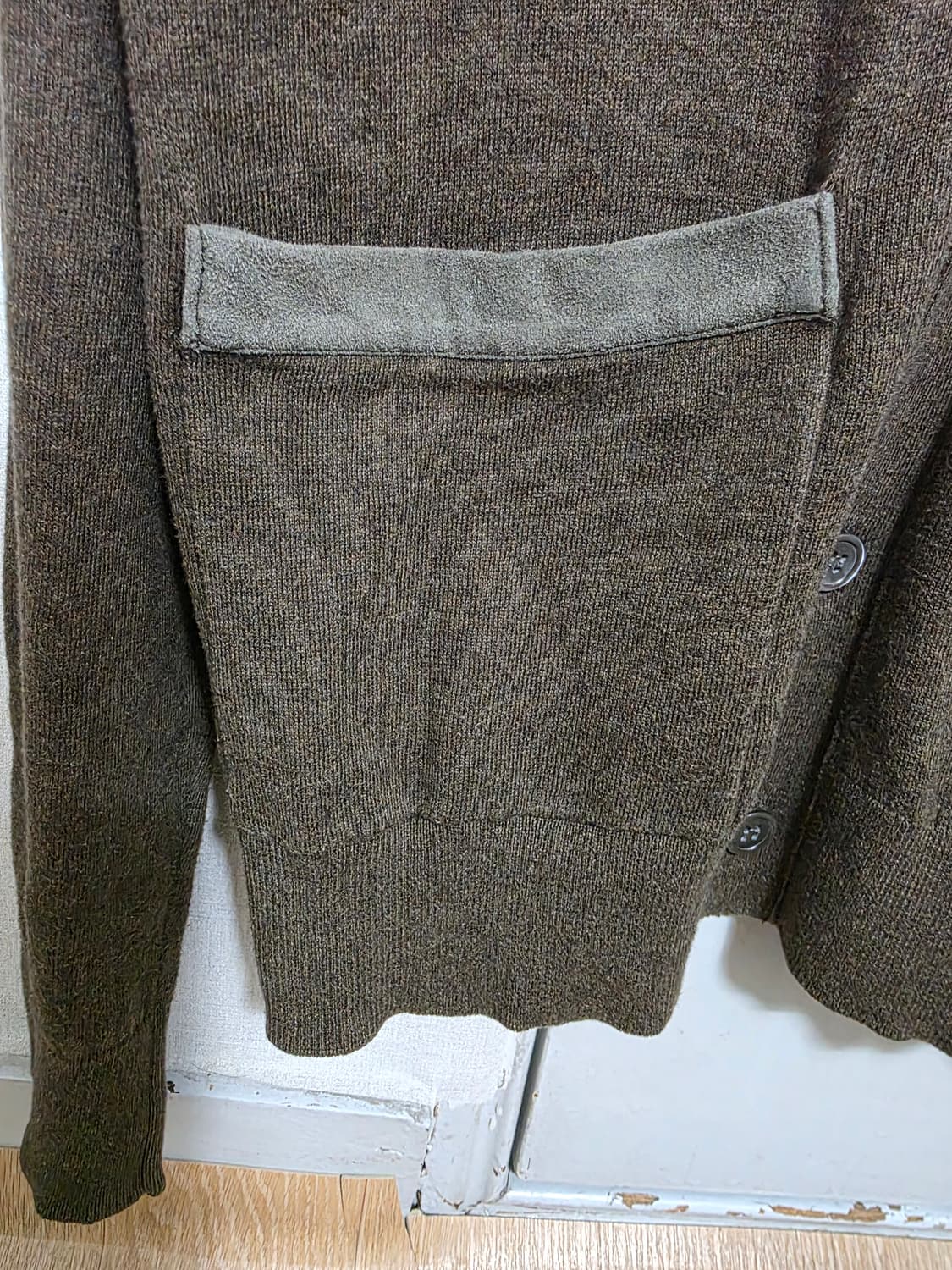 라코스테 남성용 코튼 캐시미어 혼방 가디건 100 상품이미지5