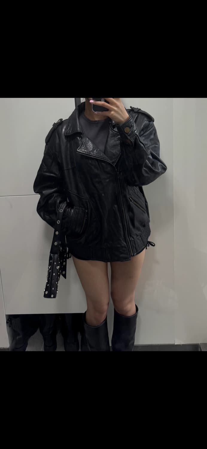 에스까드릴 빈티지 락스타 양가죽 자켓 상품이미지7