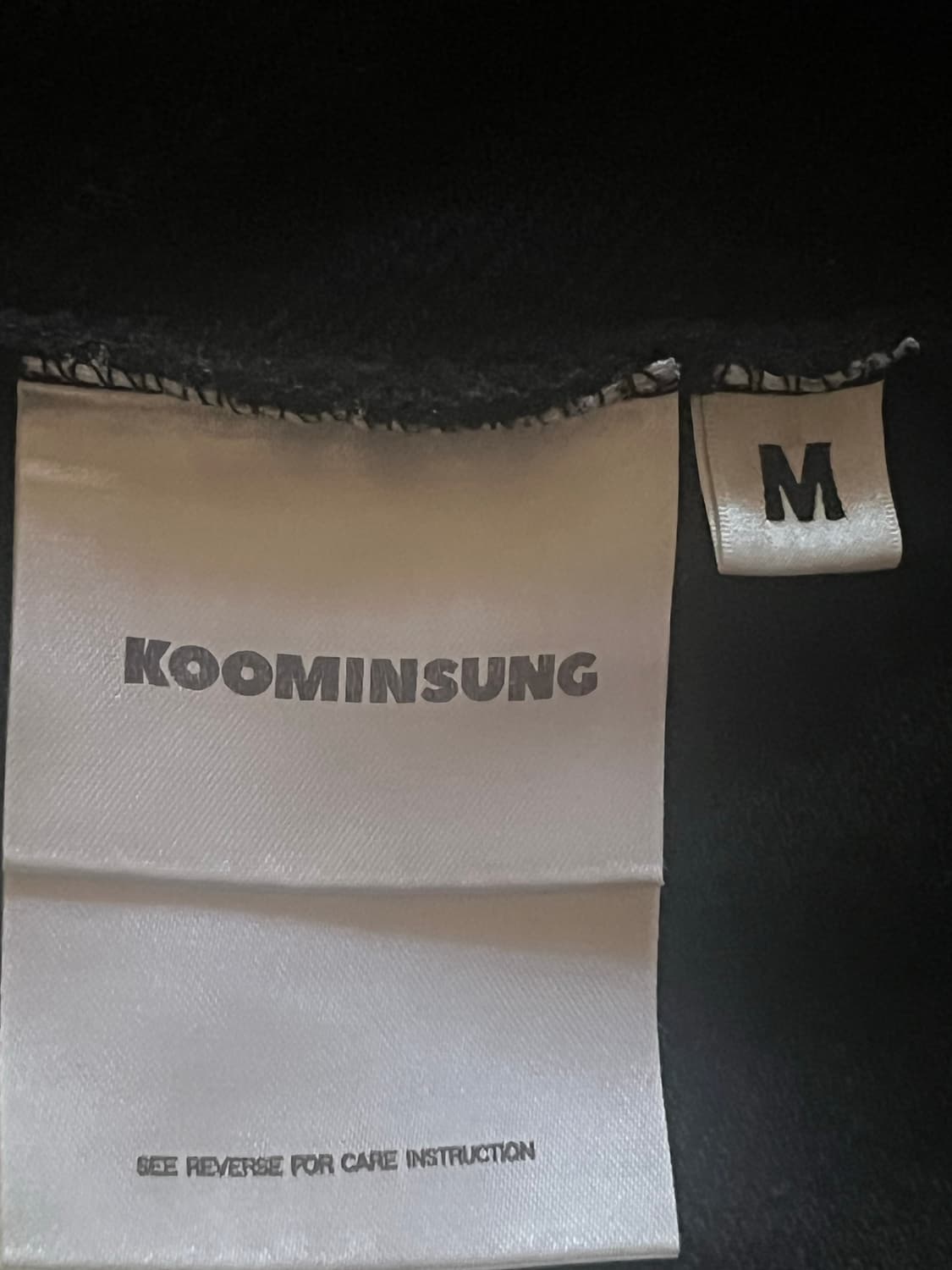 구민성 크롭 후드집업 블랙 M 상품이미지4