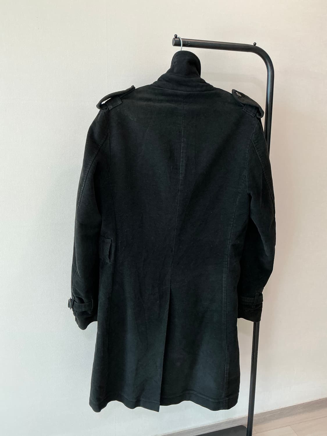 몰스킨 더블 브레스티드 코트 상품이미지2