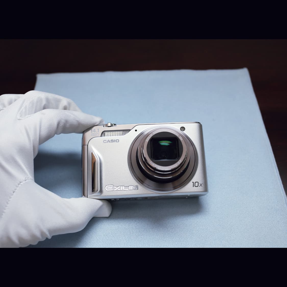 레어<민트급><츄 디카> 카시오 엑슬림 H15 실버 빈티지 디카 상품이미지8