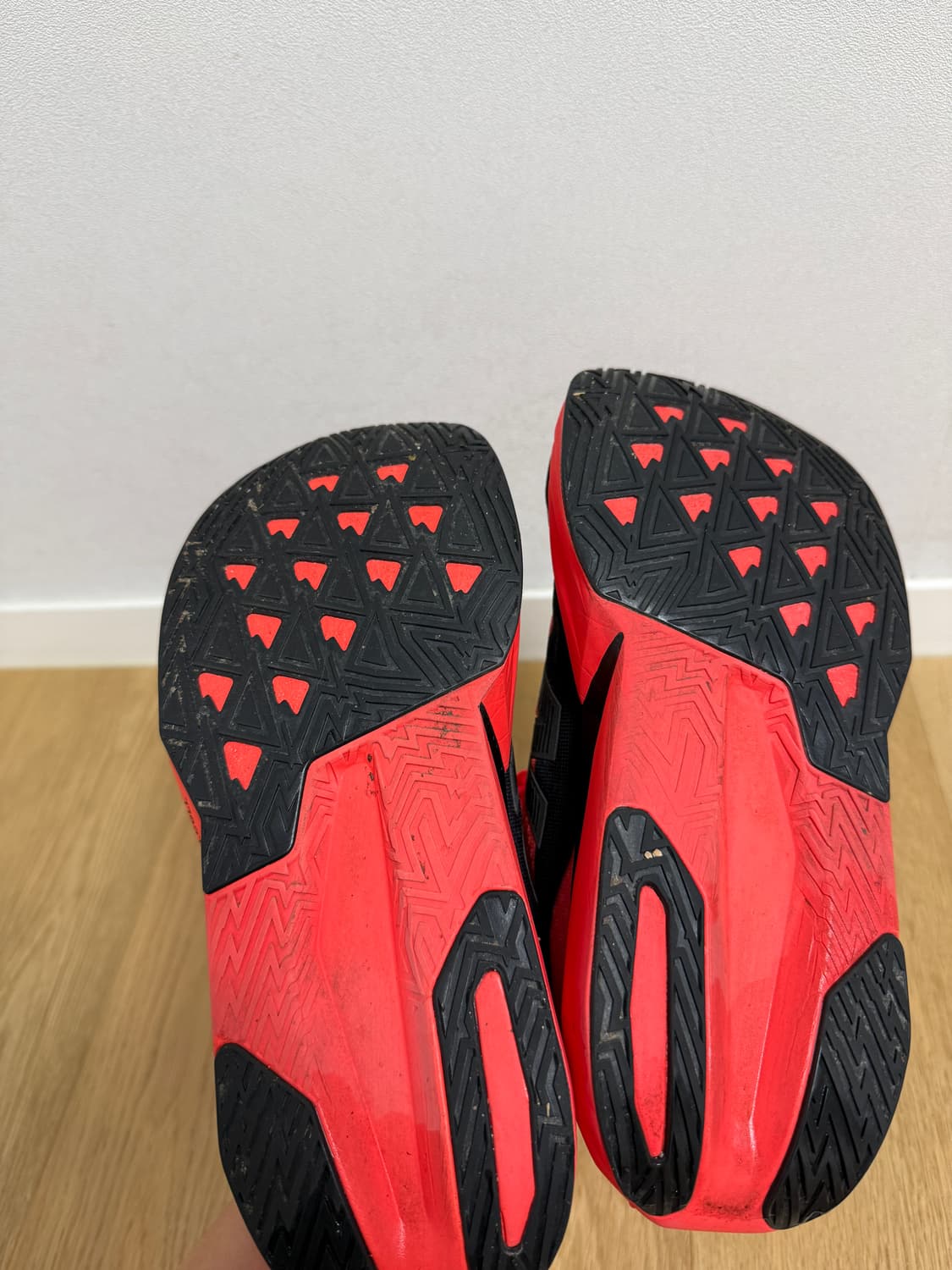 뉴발란스 퓨어셀 레벨v5 얼전트 레드 275 2E 상품이미지5