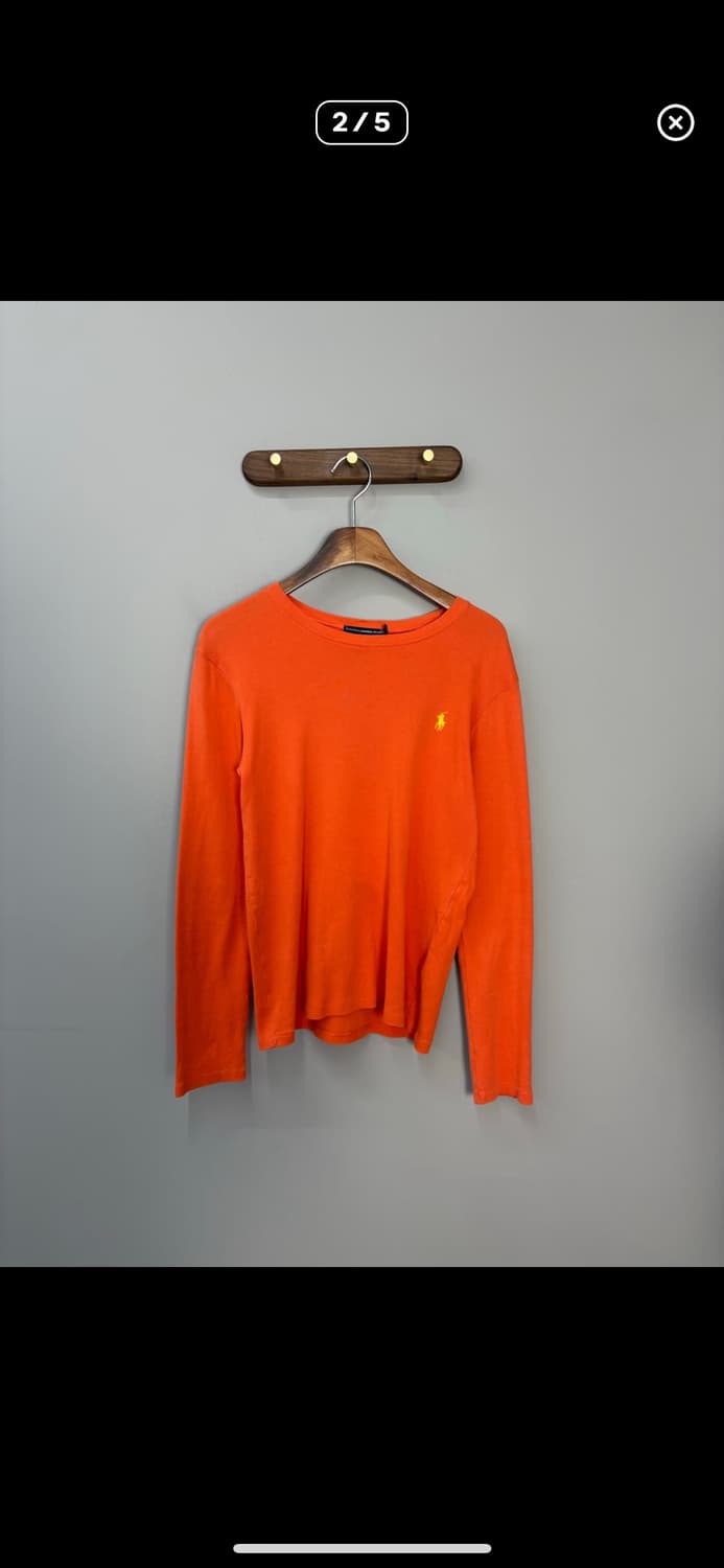 폴로 랄프로렌 포니로고 오렌지 슬리브티 H1232 상품이미지2