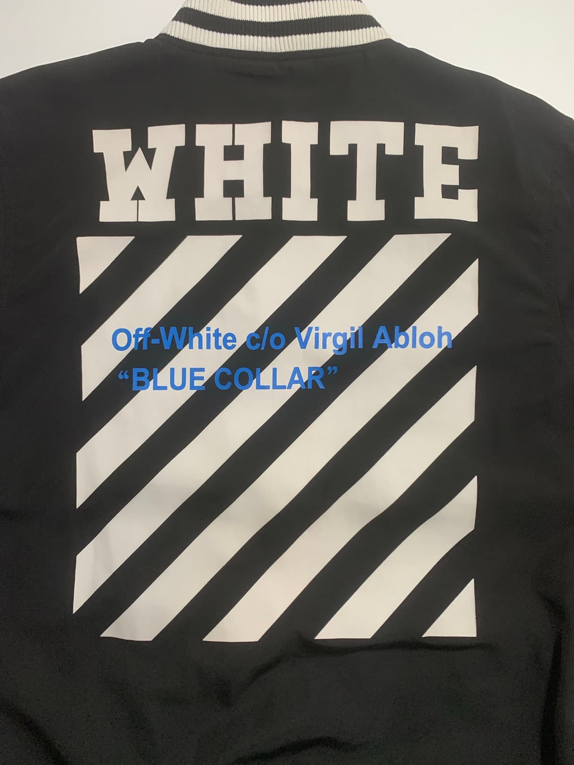 오프화이트 블루칼라 봄버 자켓 Off White 상품이미지3