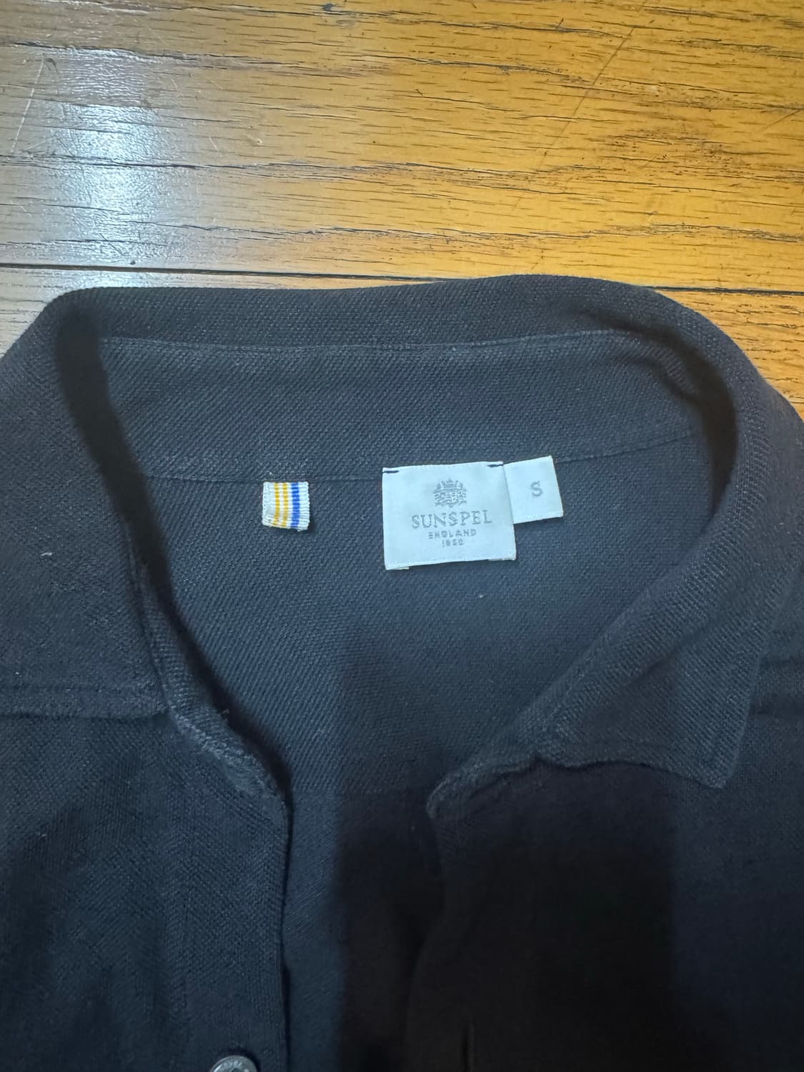 선스펠 블랙 폴로 셔츠 상품이미지2