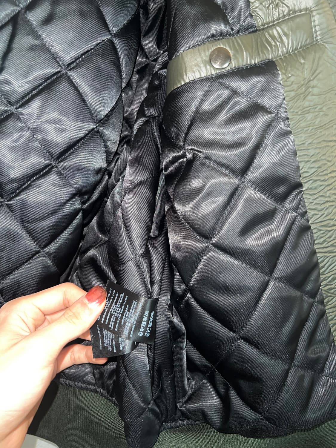 Dries Van Noten 크링클 봄버 L 상품이미지6