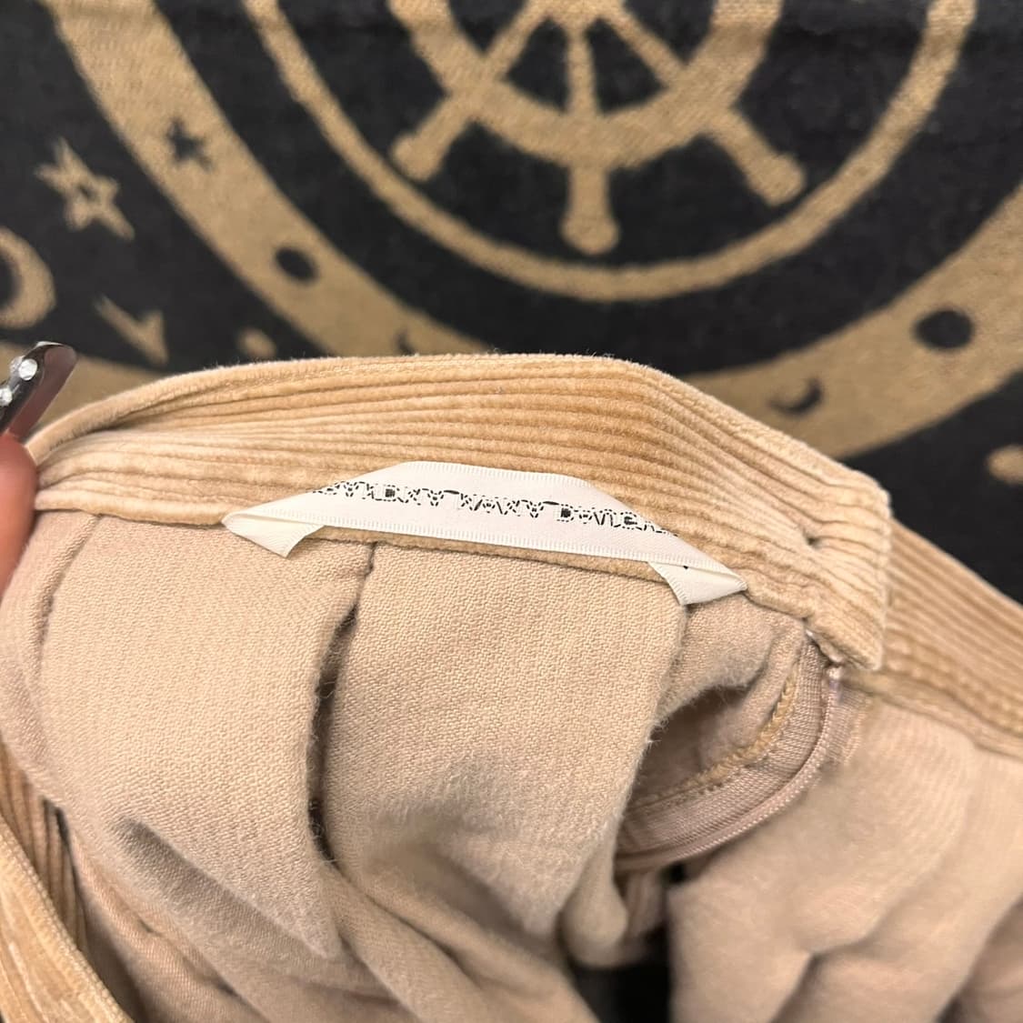 빈티지 캐주얼 코지 코듀로이 골덴 플리츠 롱스커트 K0006 상품이미지5