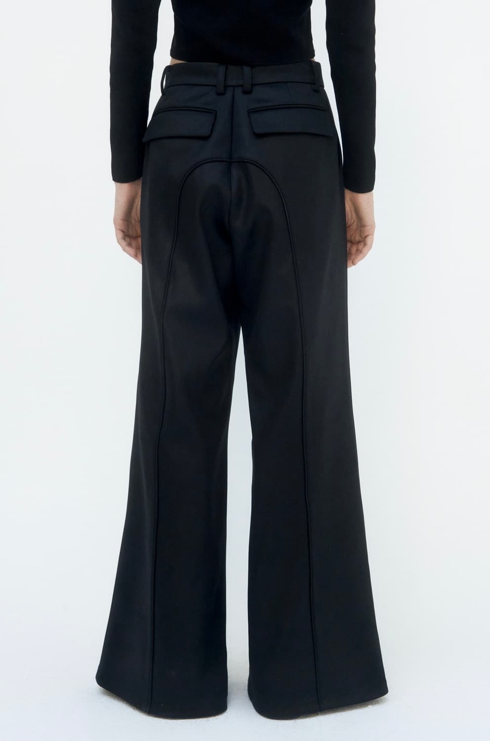 트리밍버드 스웨이드 파이핑 팬츠 상품이미지5