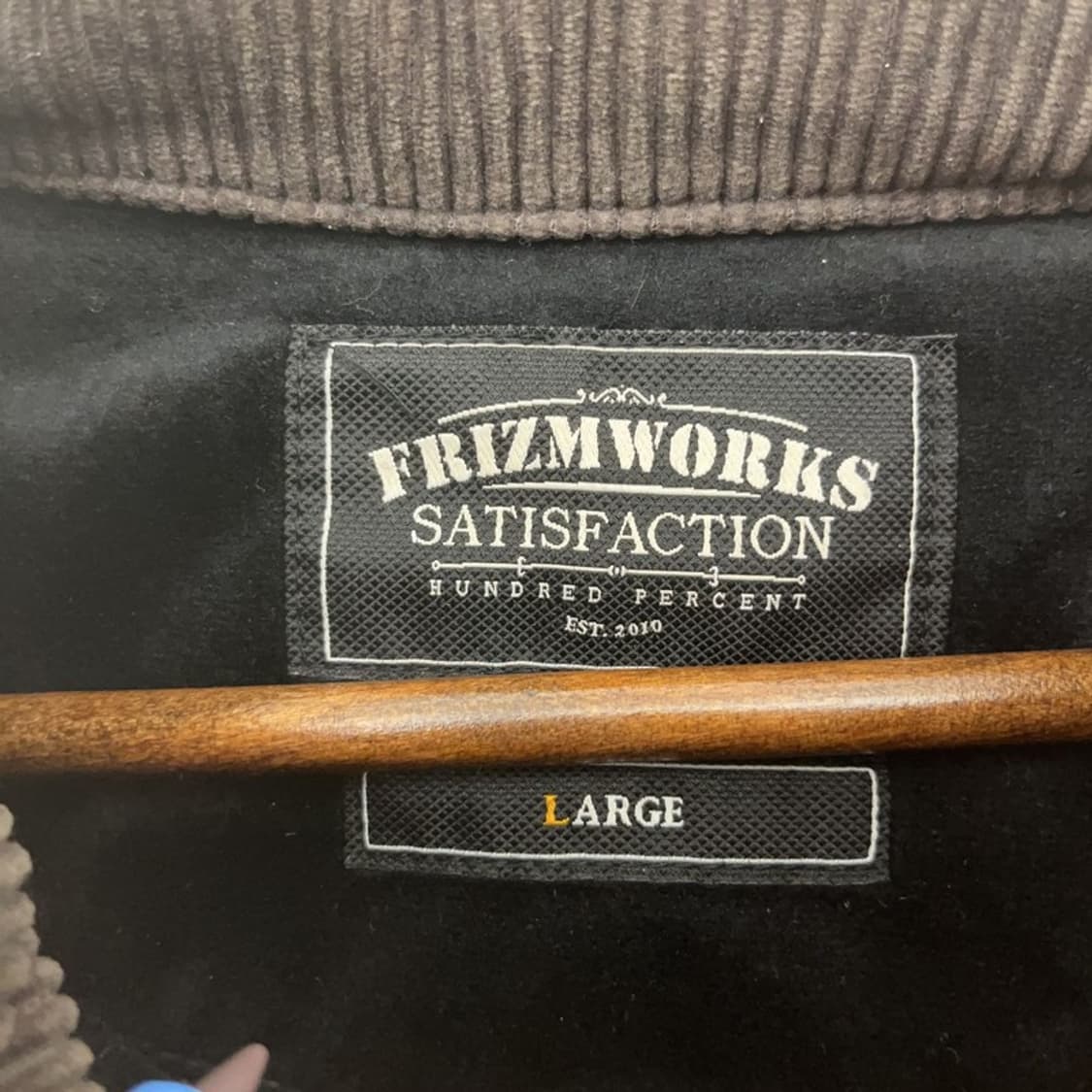 프리즘웍스 빈티지 모던시크 벨벳 패딩 L C07920 상품이미지5