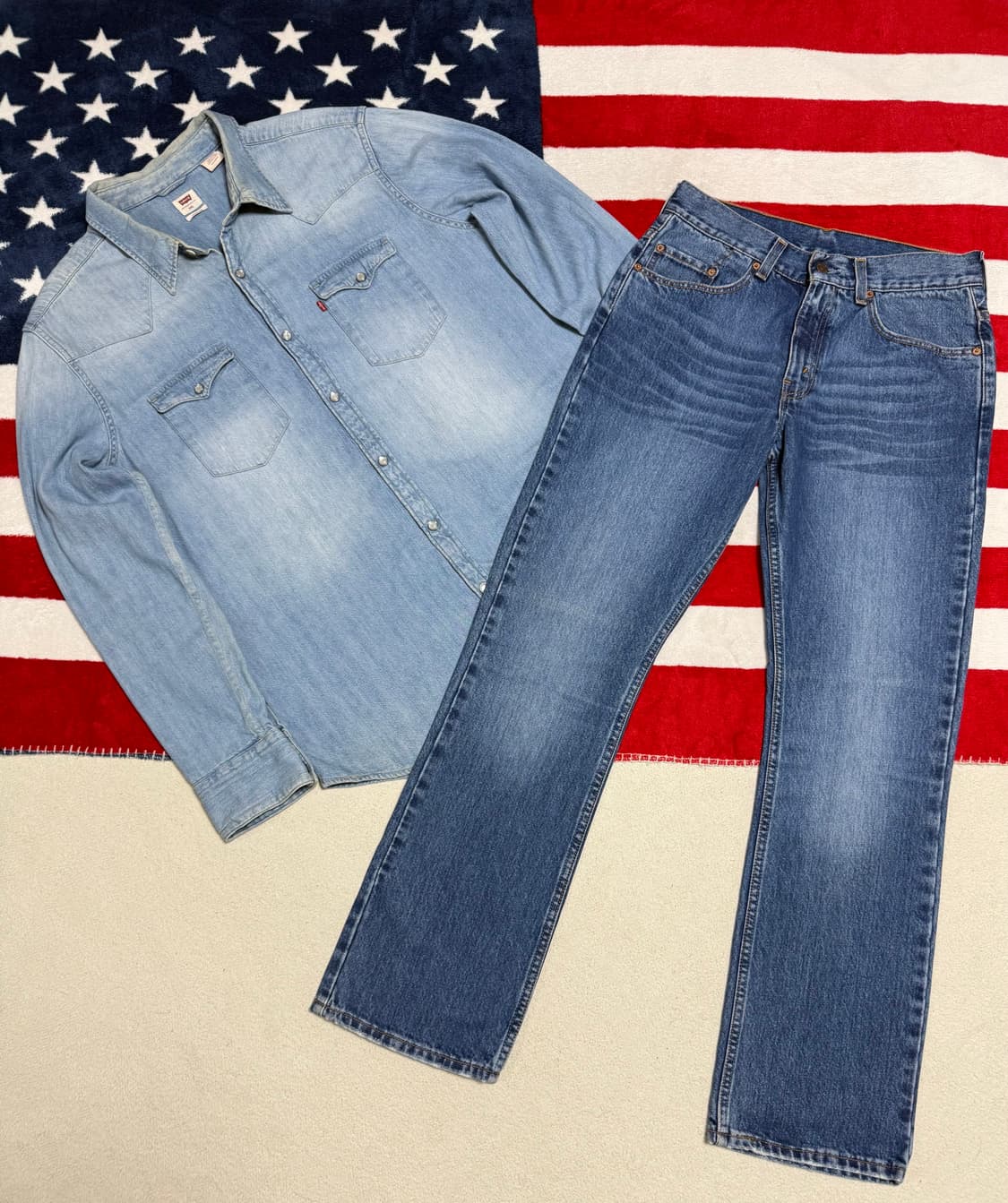 리바이스 웨스턴데님셔츠 Levi’s western shirt 빈티지 XL 상품이미지10