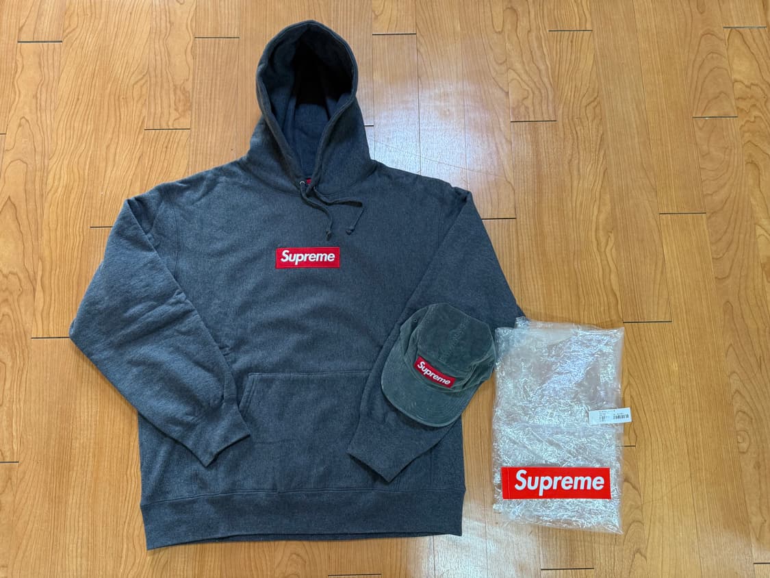 슈프림 21FW 박스로고 후드 스웨이트셔츠 상품이미지1