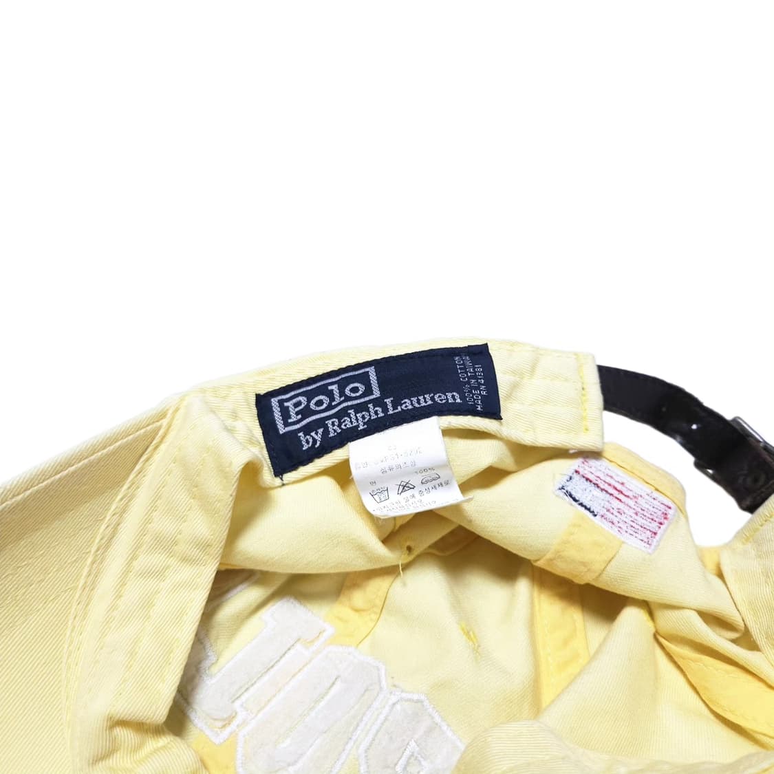 두산 폴로 랄프로렌 클래식 로고 볼캡 캡모자 레몬 상품이미지4