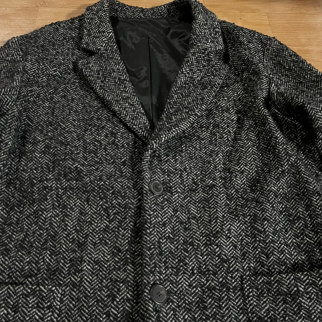 [110] 아미 오버 헤링본 트위드 코트 상품이미지2