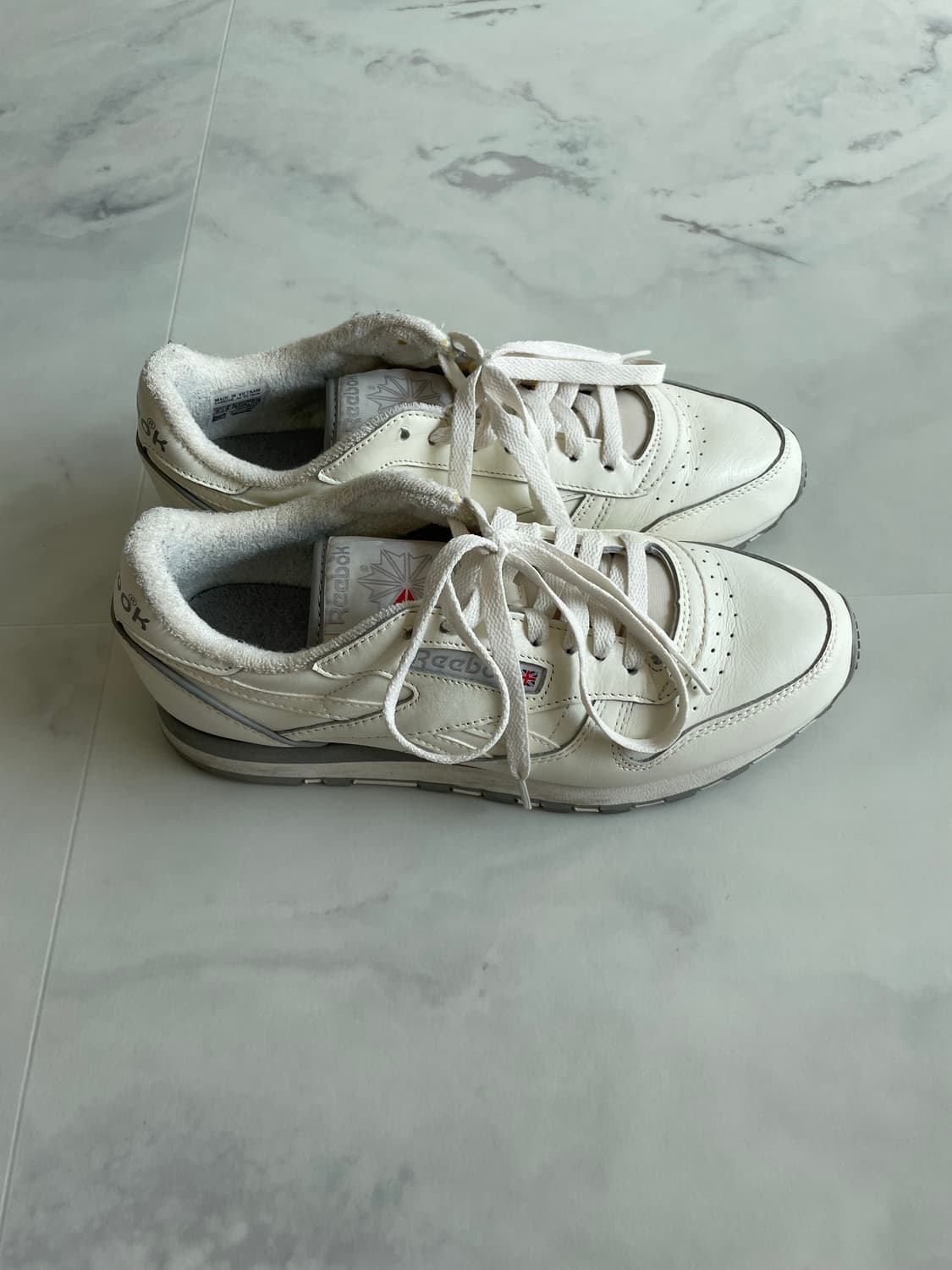 리복 클래식 레더 1983 빈티지 오프화이트 270사이즈 상품이미지4