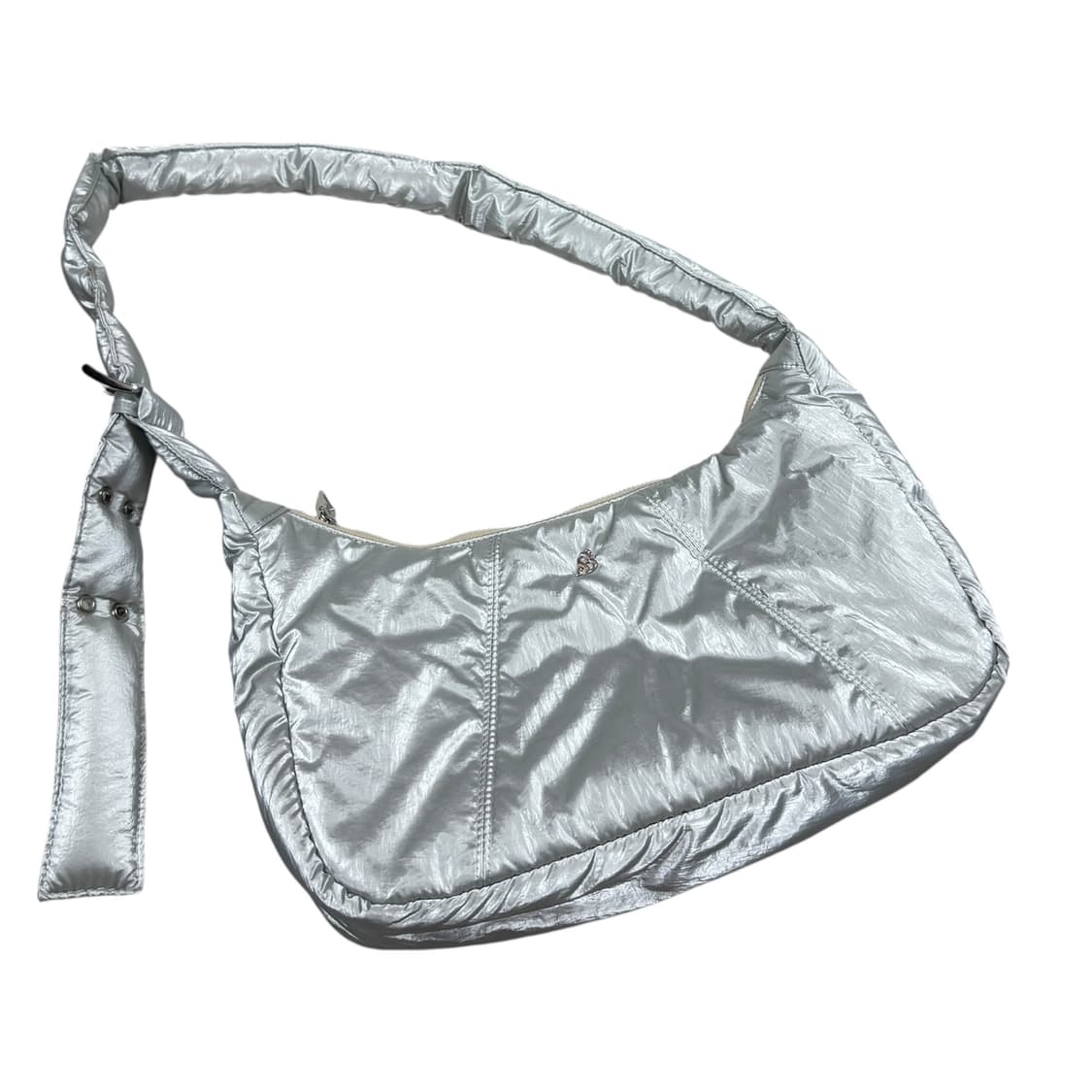 필인더블랭크 실버 호보백 가방 상품이미지2