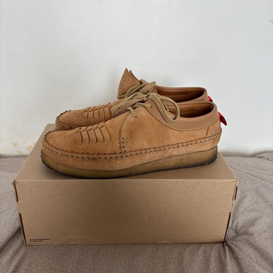 [EU43] 클락스 위버 웨프트 라이트 탠 스웨이드 상품이미지2