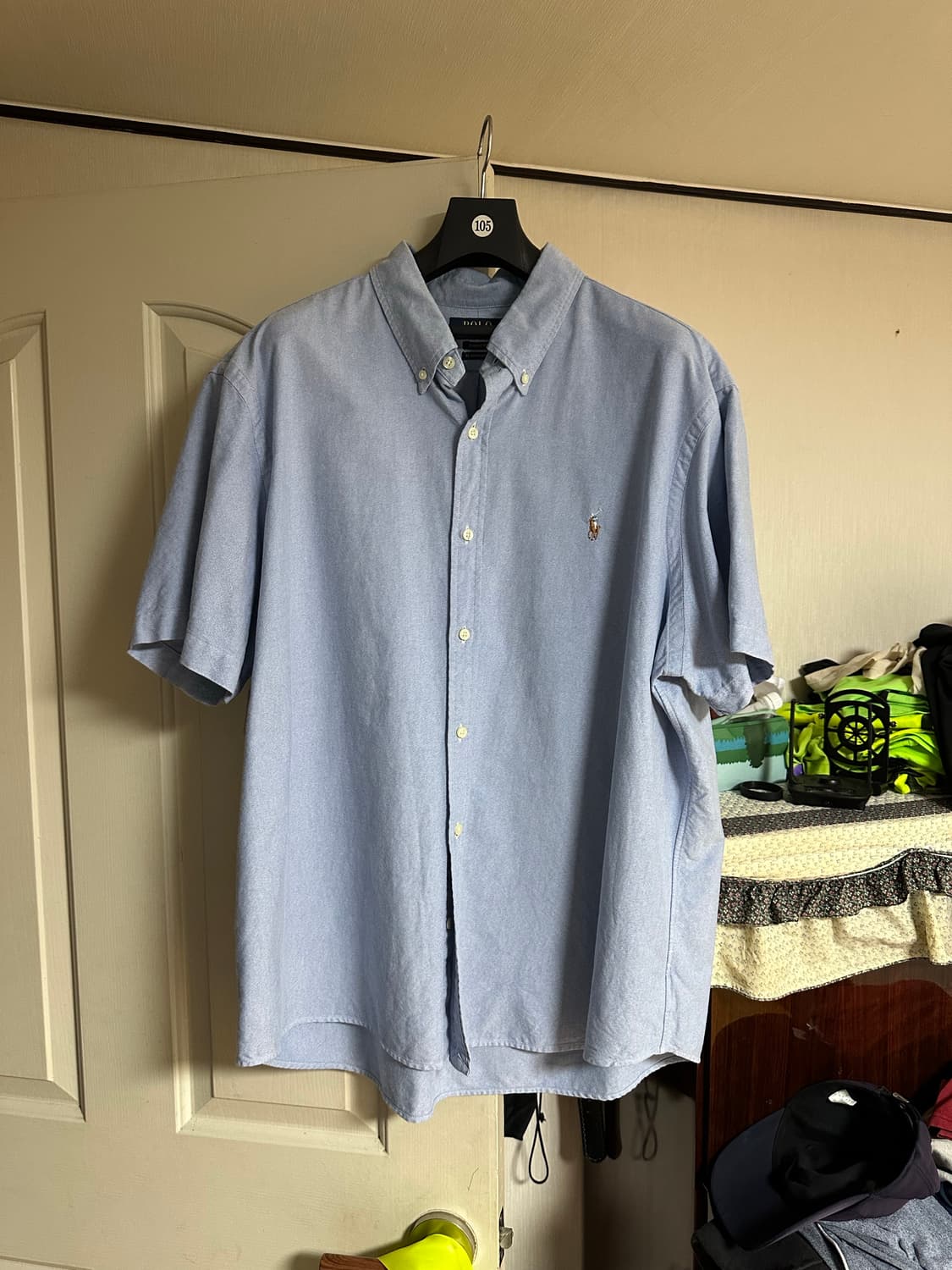 폴로랄프로렌 옥스포드 반팔셔츠 110 XXL 상품이미지1