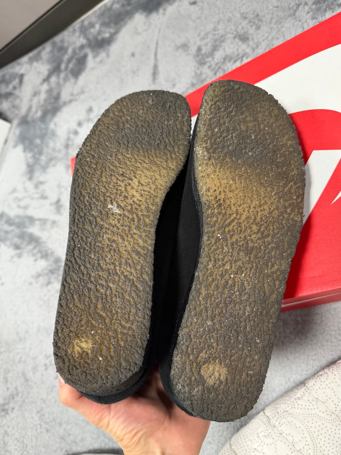 250) 클락스 왈라비 스웨이드 블랙 상품이미지4