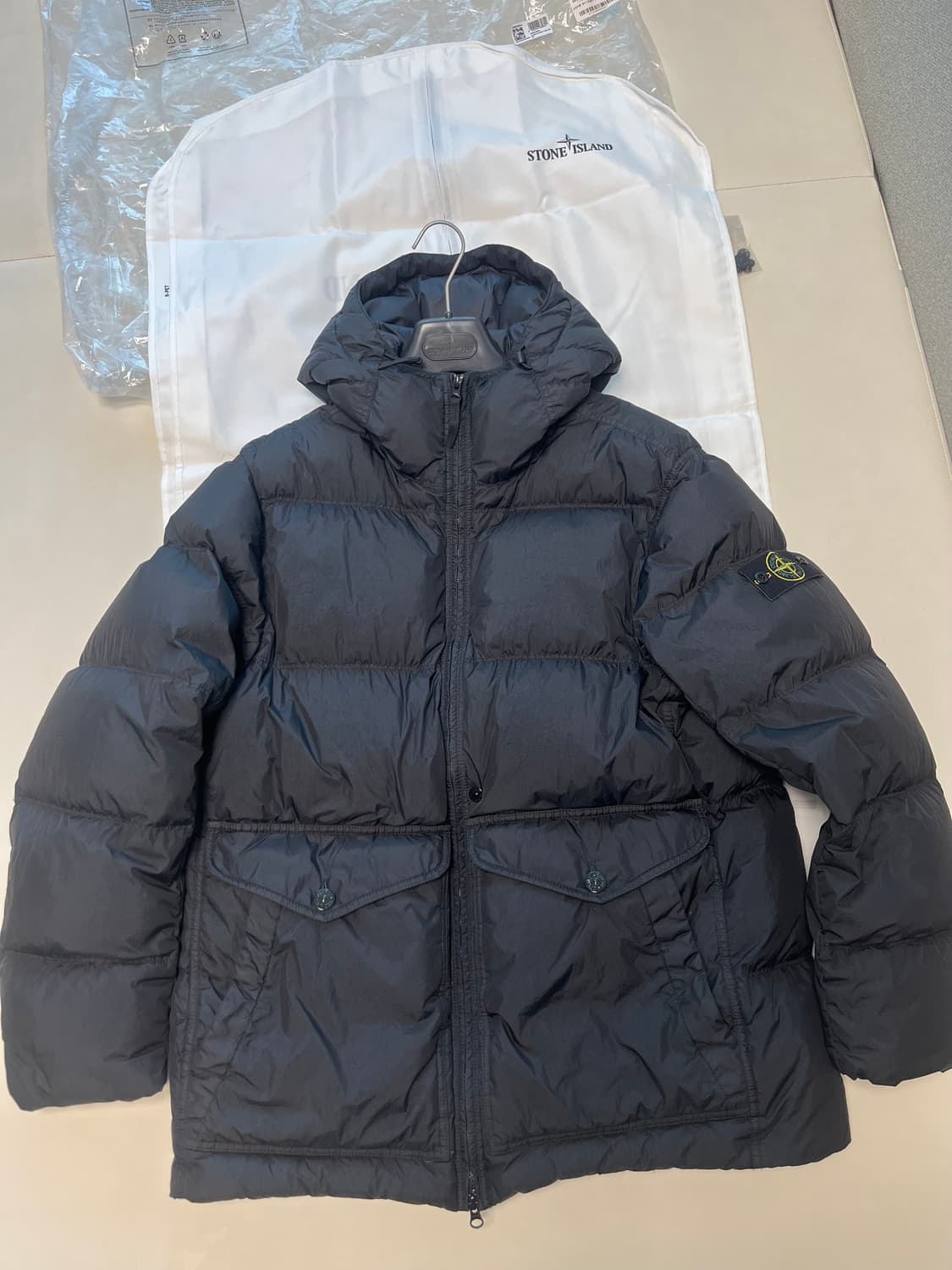 XL) 24FW 스톤아일랜드 크링클랩스 블랙 상품이미지1