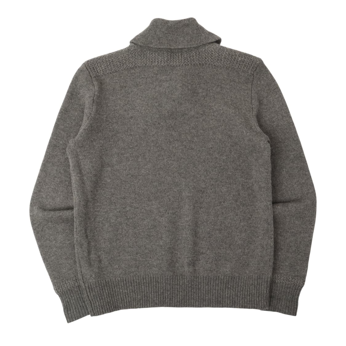 폴로 랄프로렌 그레이 울 쿼터집 숄카라 니트 상품이미지5