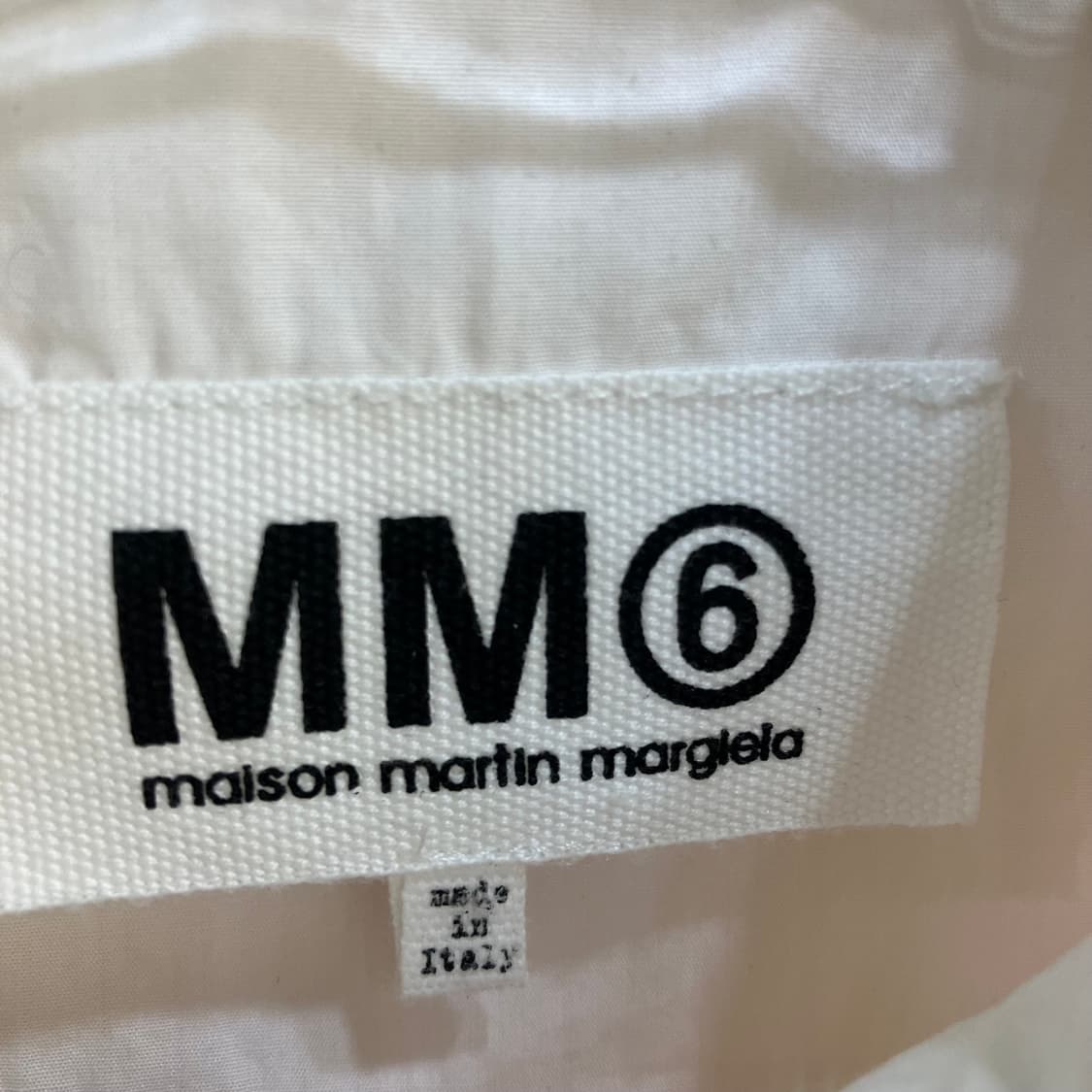MM6 메종마르지엘라 화이트 롱셔츠 38 상품이미지2