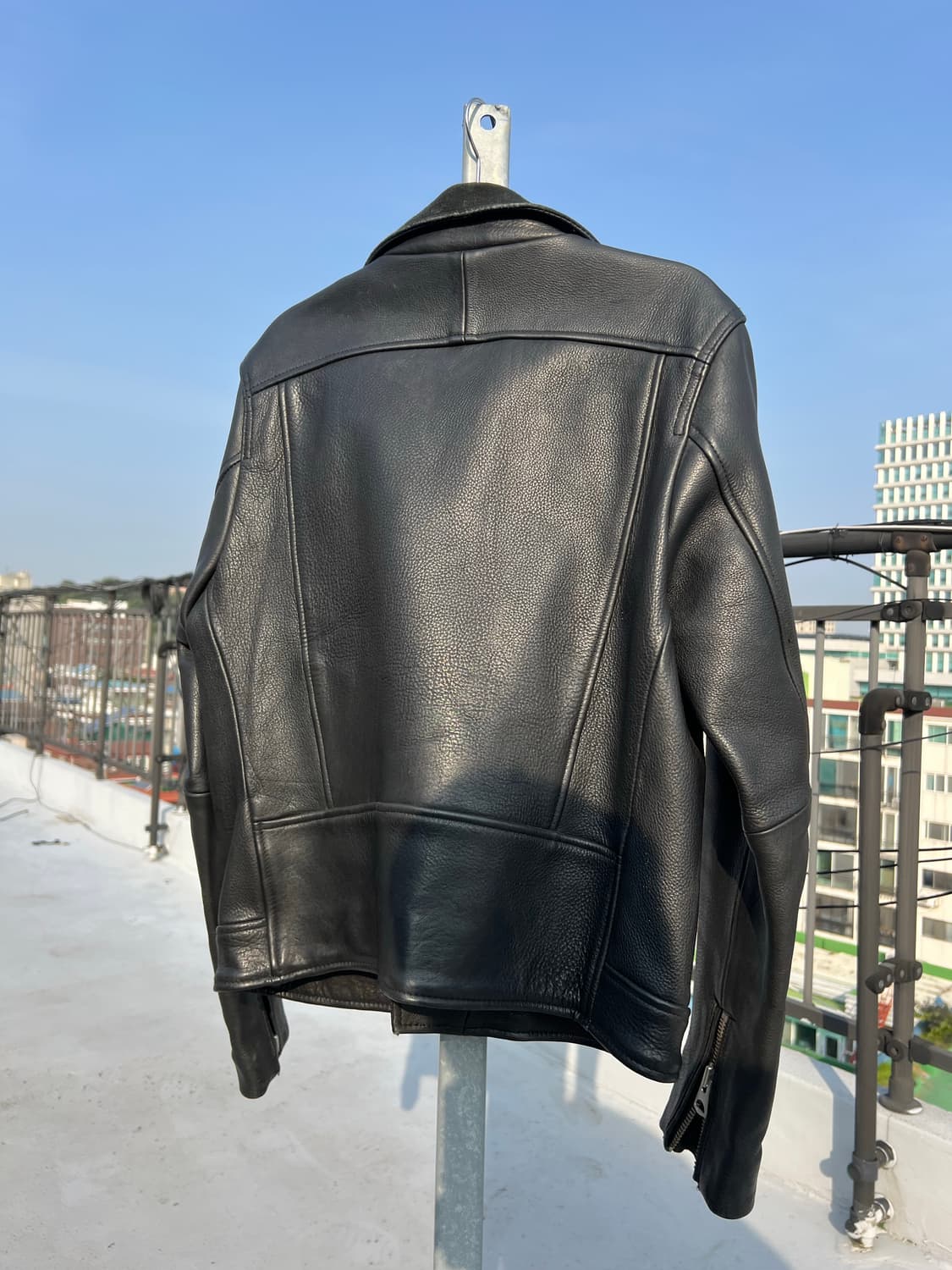 H&M Edition 벨벳카라 소가죽자켓 상품이미지3