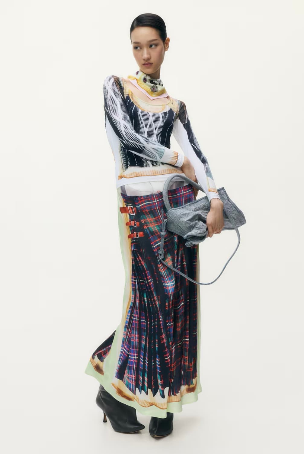 H&M glenn martens 글렌마틴스 프린트 탑  상품이미지2