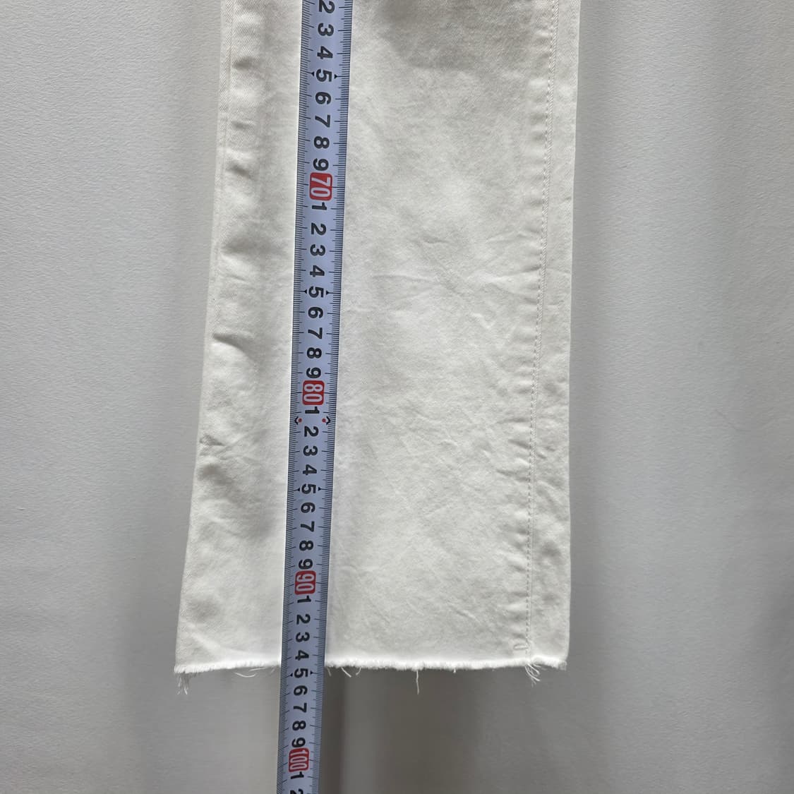 1171 에고이스트 화이트 스판 데님 / 55 / 세미부츠컷핏 상품이미지7