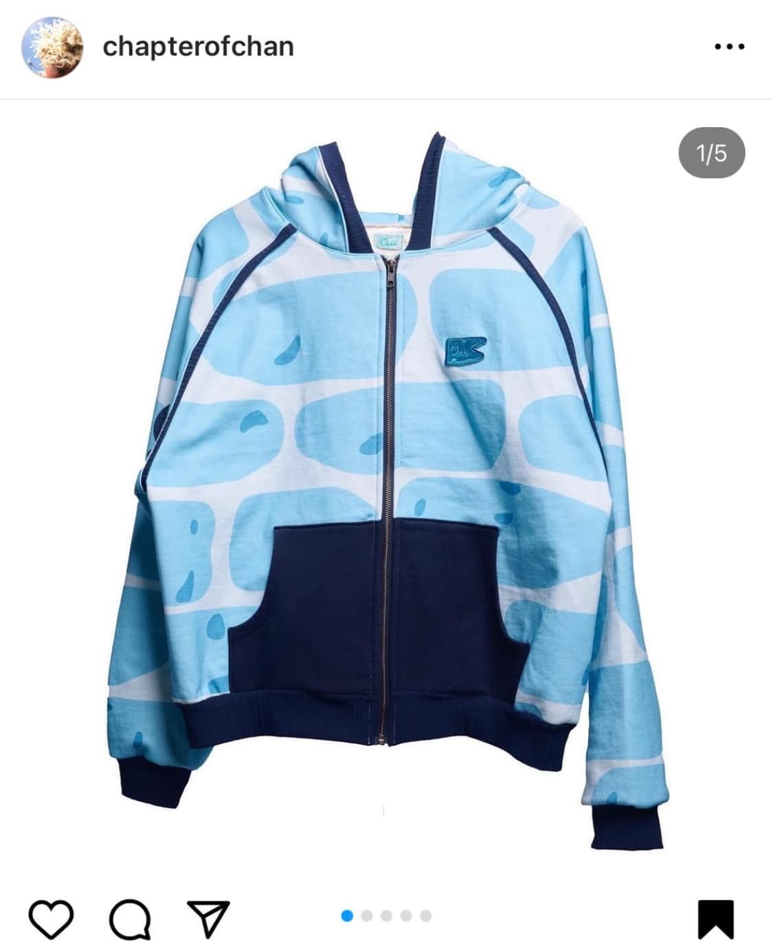 챕터오브찬(CHAN) 브릭 후드집업 상품이미지1