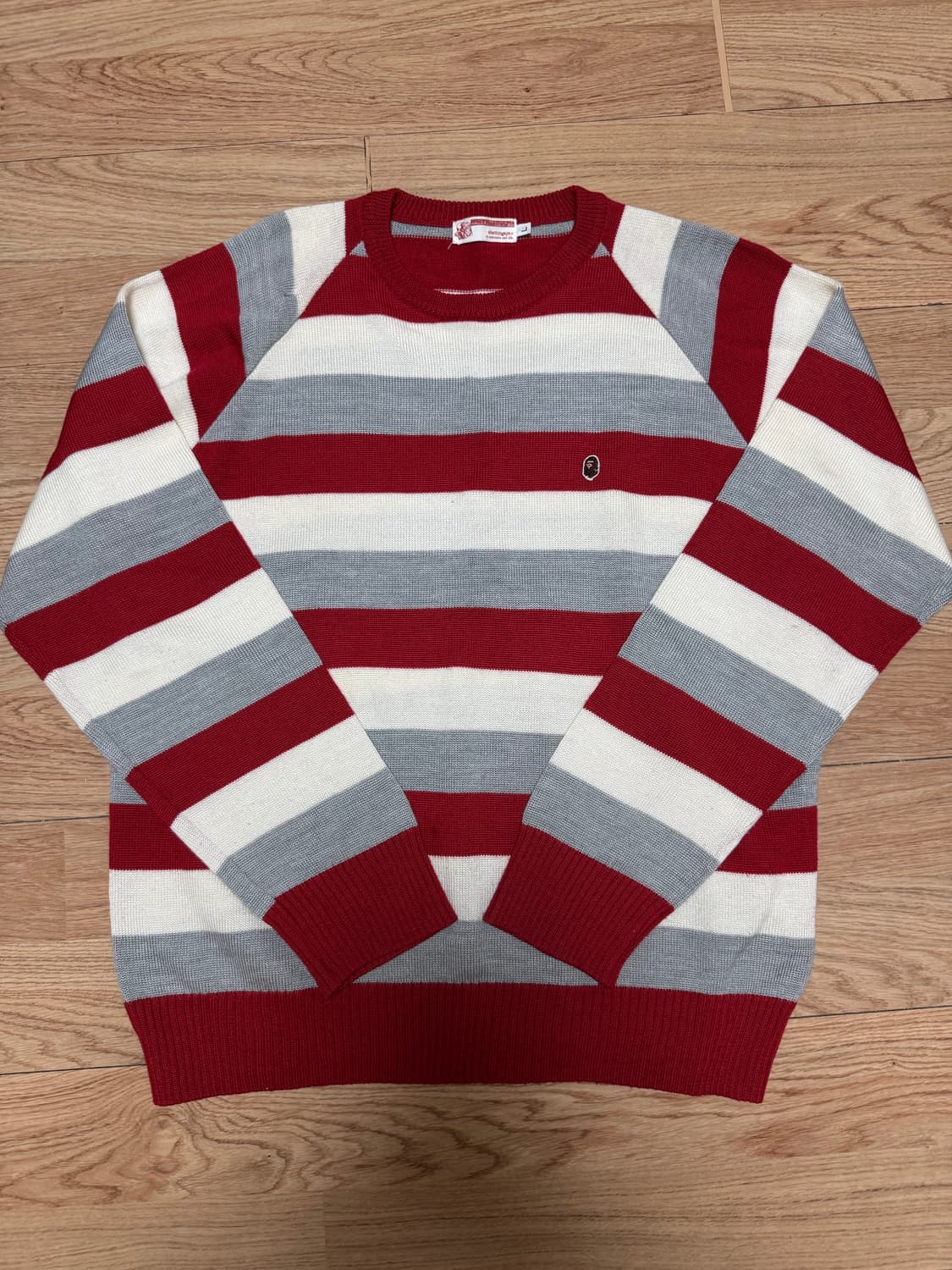 [L] 00's 베이프 Bape OG 울니트 스웨터 상품이미지1