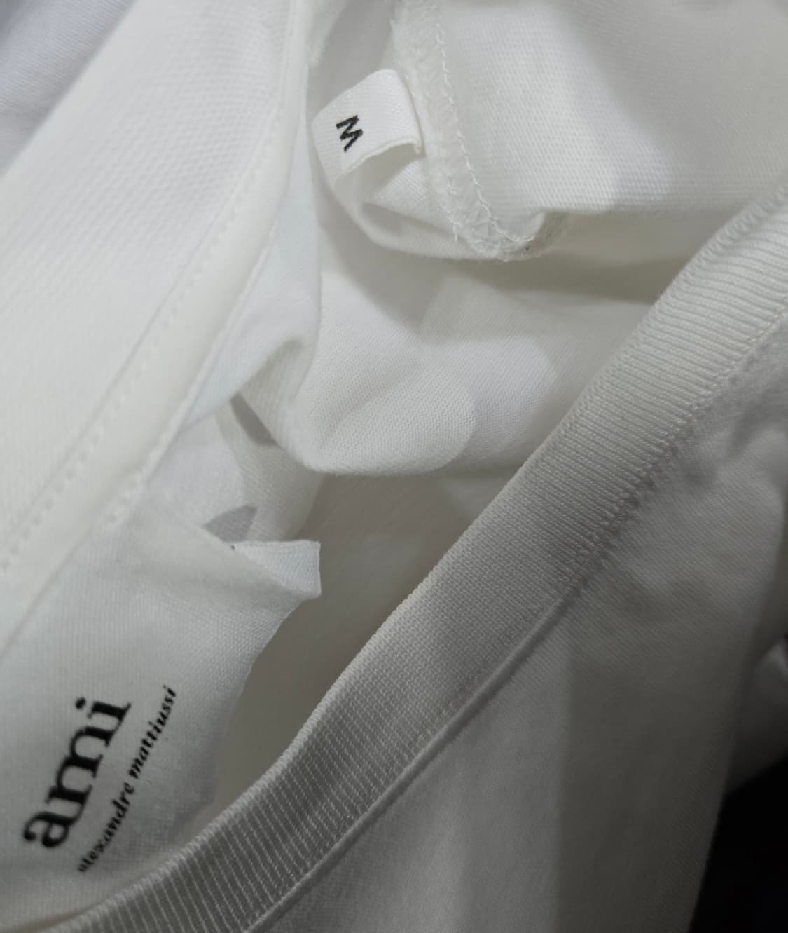 아미 스몰 자수로고 반팔티 M 상품이미지8