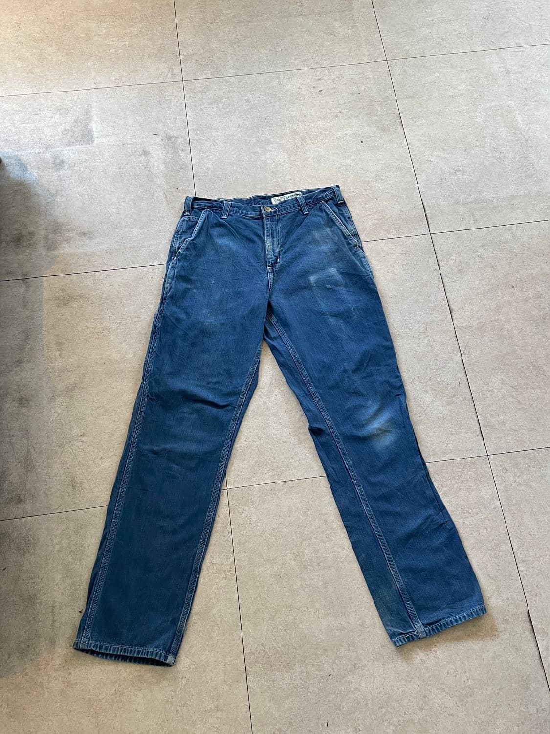 칼하트 카펜더 데님 펜츠 상품이미지8