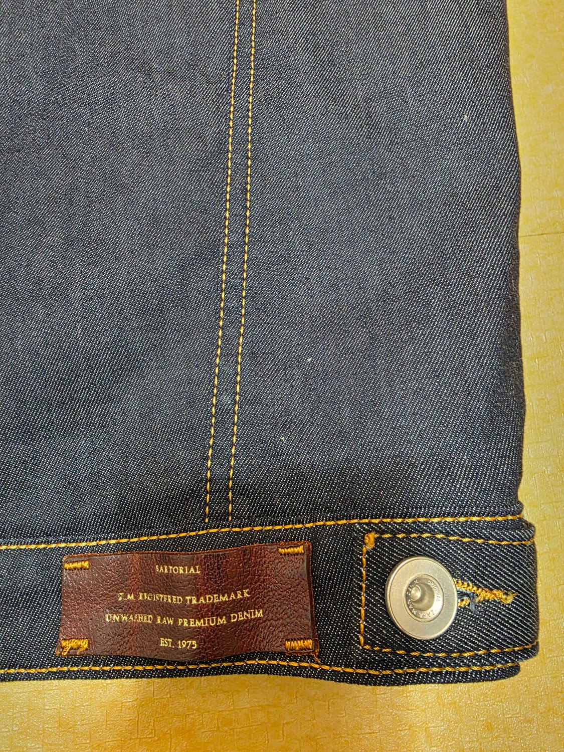 자라 프리미엄 데님 퀼팅 트러커 자켓  L 상품이미지7