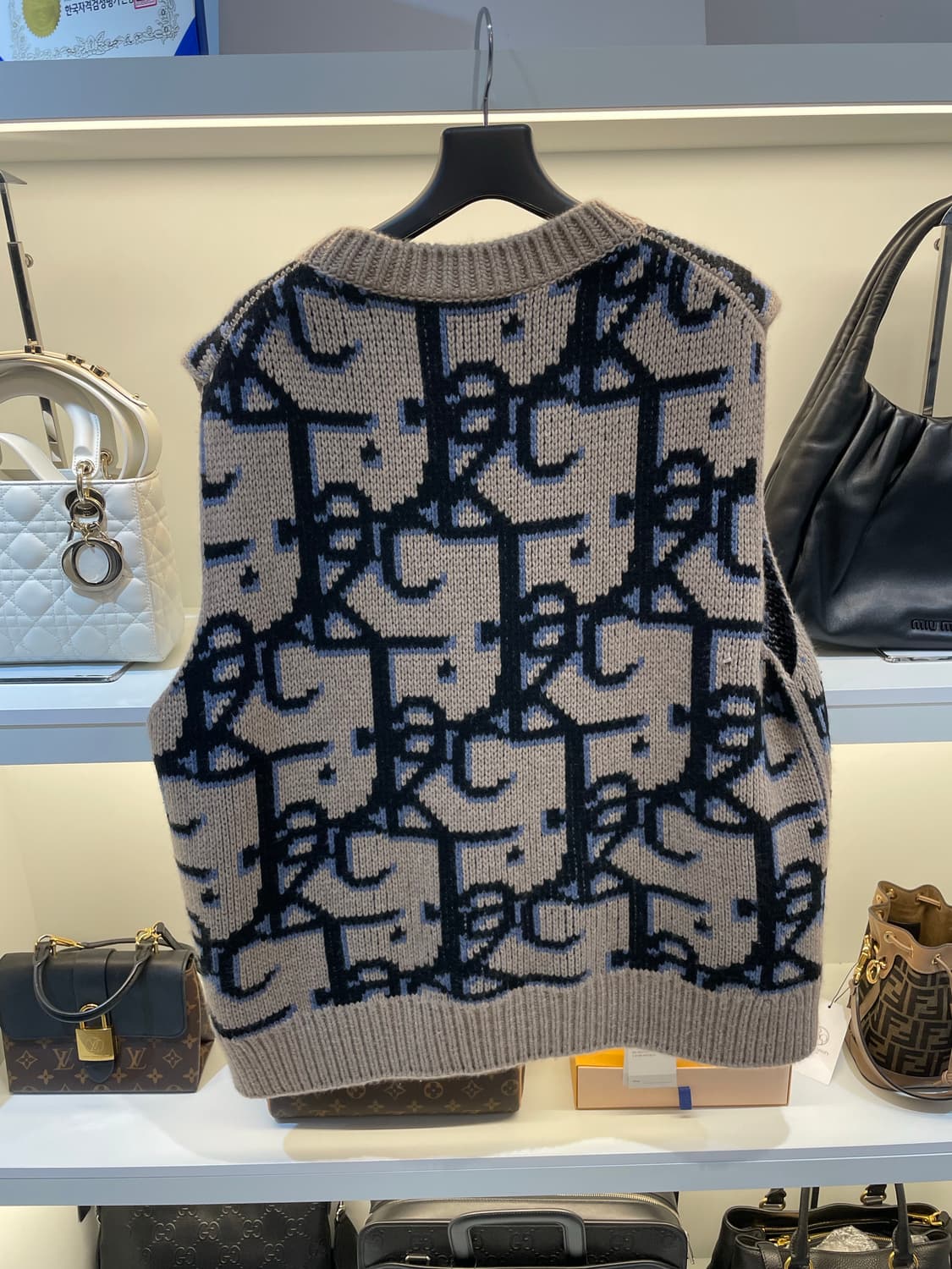 [정품/XL] 디올 캑터스 니트조끼 상품이미지2