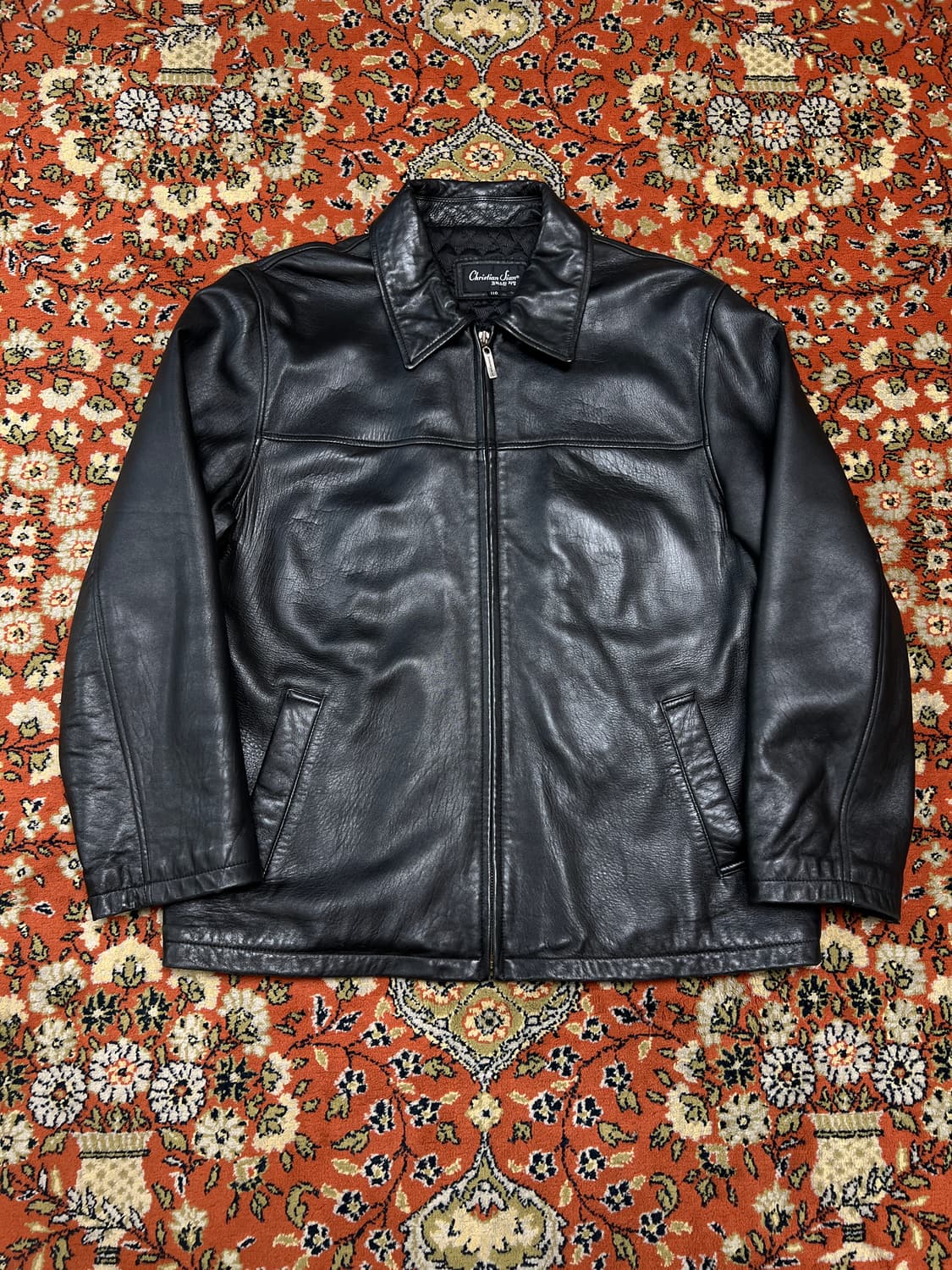 [110] 크리스찬 지앙 양가죽 싱글 가죽자켓 상품이미지1