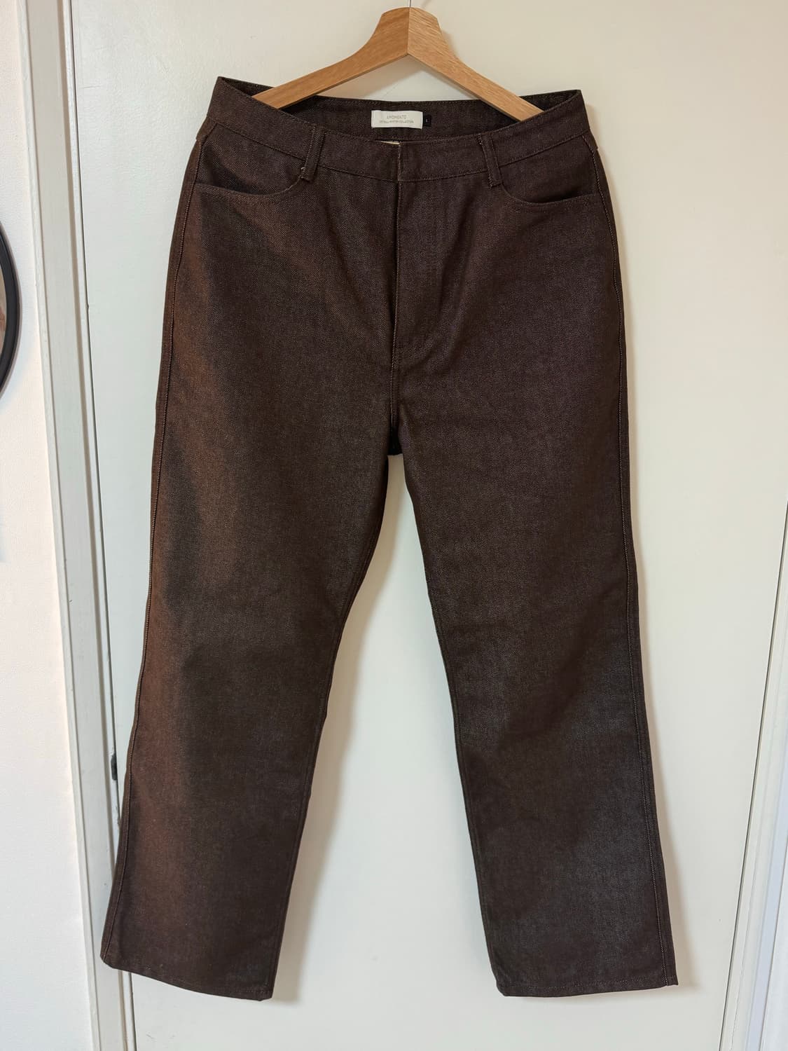 Amomento indigo denim brown 상품이미지2