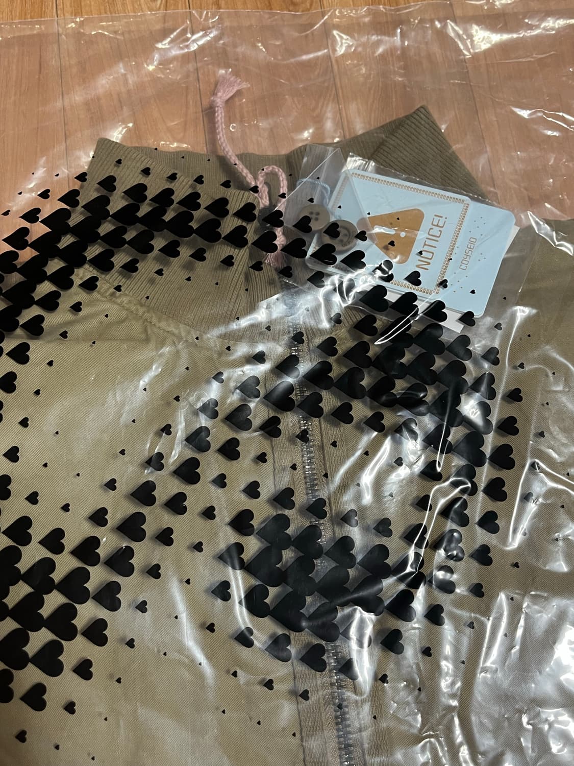 [새상품/당일배송] 코이세이오 더스티 코튼 봄버 자켓 베이지 coysei 상품이미지4