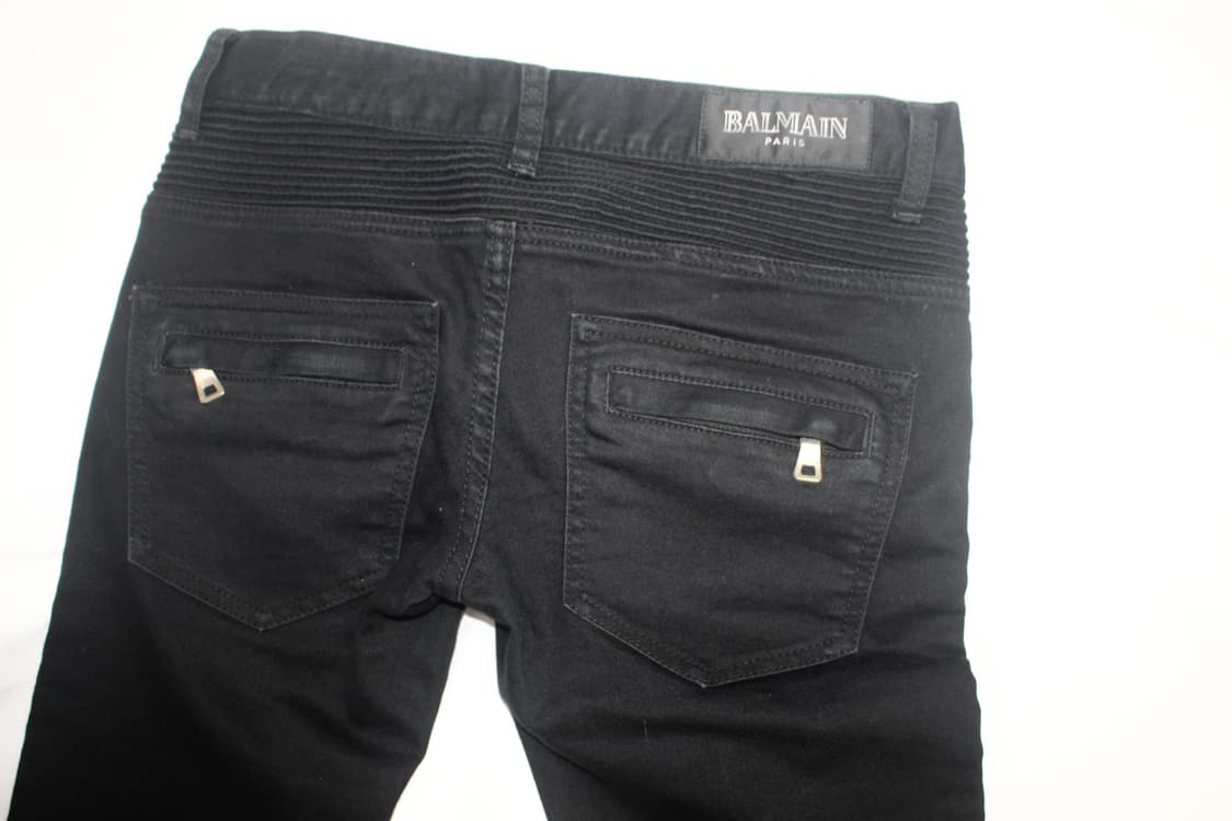 Balmain biker panel slim-straight jean 상품이미지2