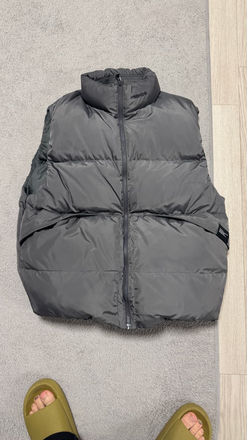 네이버후드 패딩 베스트 다크 그레이 xl 105 상품이미지1