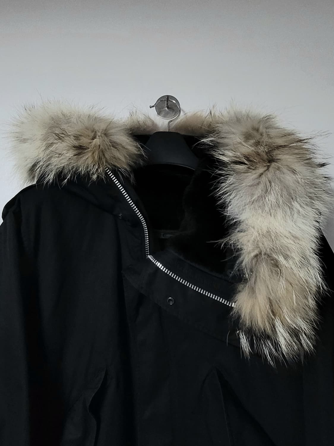 Lad musician m-51 비대칭 커브 하이넥 피쉬테일 개파카 상품이미지3