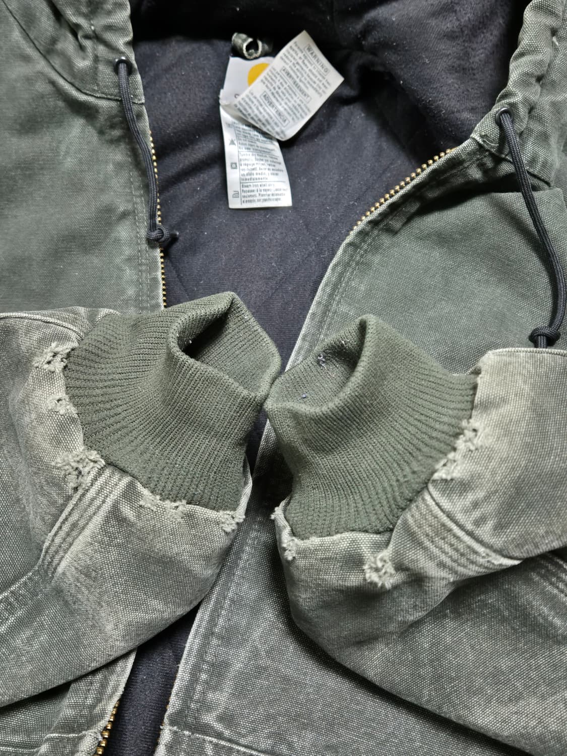 [XL] 칼하트  j130 샌드스톤 액티브자켓 - 모스 그린(MOS) 상품이미지7