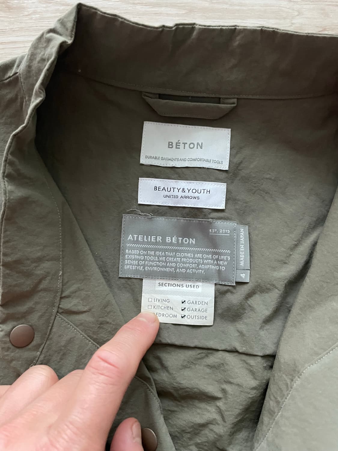 뷰티앤유스 베톤 크롭자켓 상품이미지9