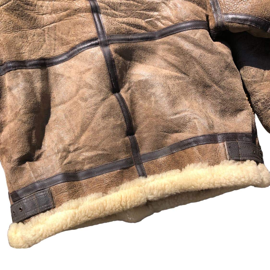 [M] 아비렉스 B-3 플라이트 자켓 무스탕 상품이미지10