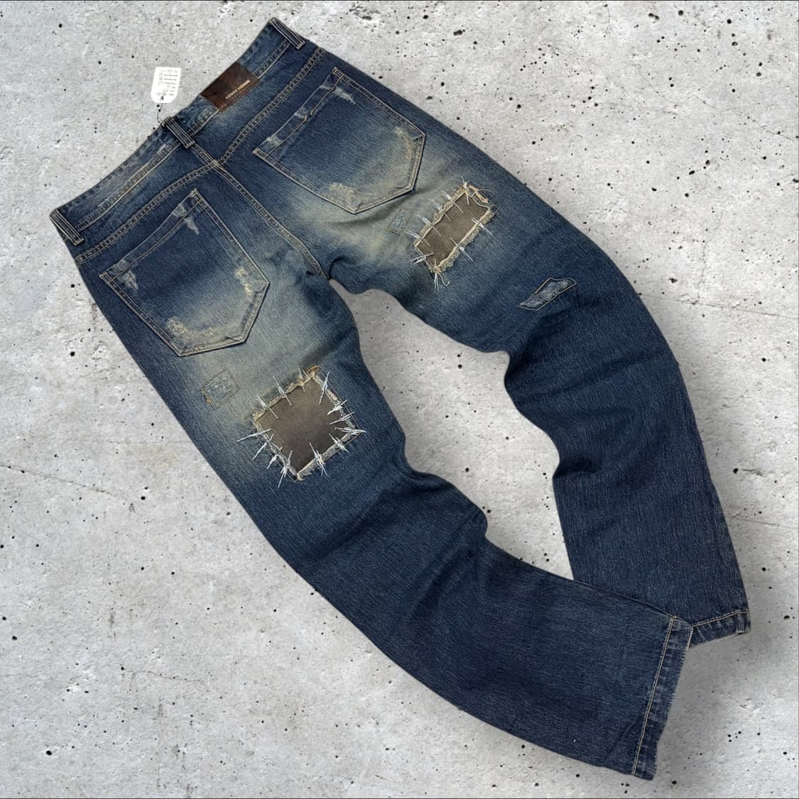 [52] 젠지 옴므 데미지 워싱 청바지 데님 팬츠 B856 상품이미지2