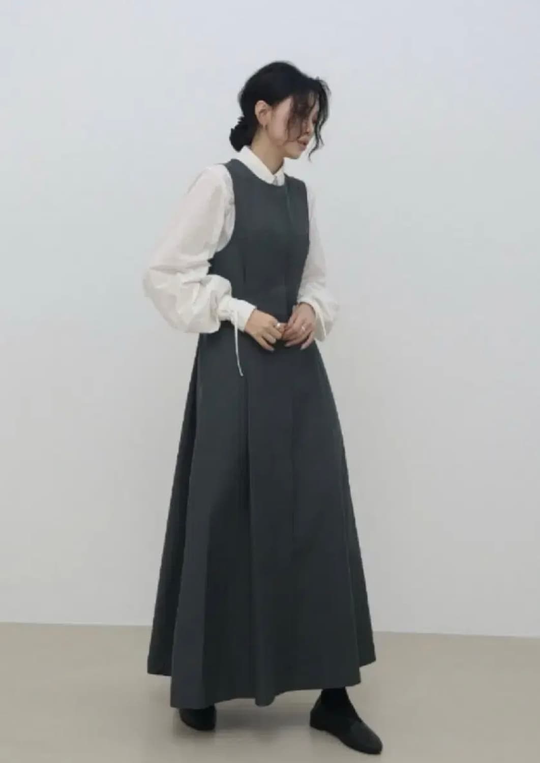 트리밍버드 steady 3way trench 블루그레이 상품이미지2