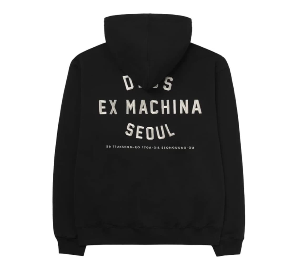 데우스 후드집업 s 블랙 상품이미지2