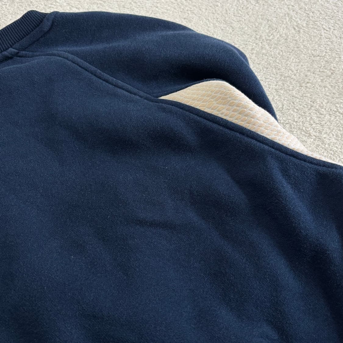 아디다스 파이어버드 네이비 빅 로고 맨투맨 상품이미지4