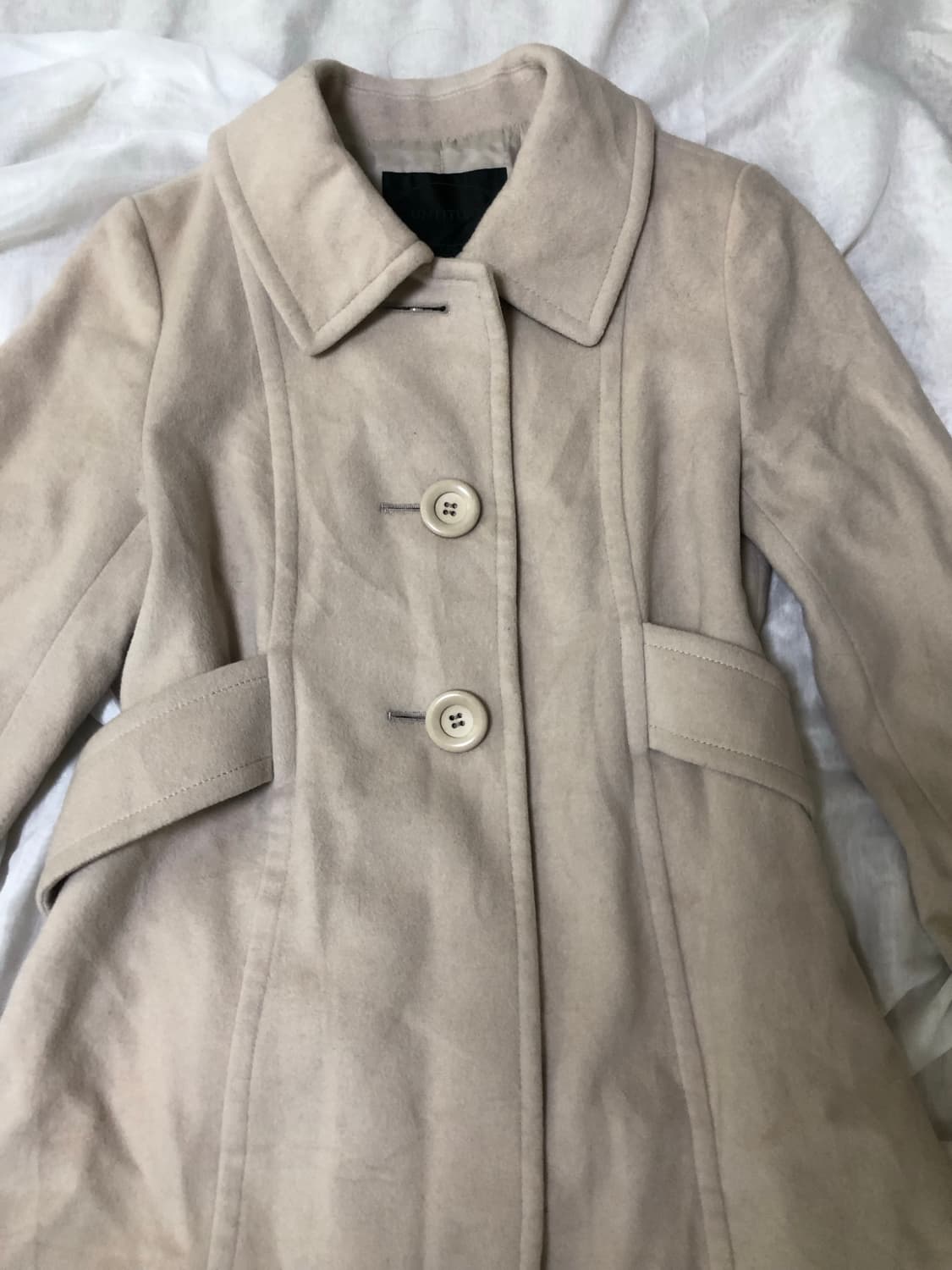 갸루 코트 라떼갸루 오네갸루 롱코트 베이지코트 빈티지 상품이미지7